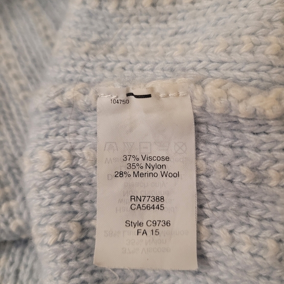 J. Crew Factory Merino Wool Blend Knit Sweater sz M C9736 - Picture 8 of 10